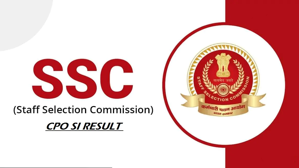 SSC CPO PET Result 2023 OUT:रिजल्ट देखने के लिए यहां क्लिक करें